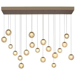 Neuhaus PURE LED-Pendelleuchte Popup Metall Braun Bronze
