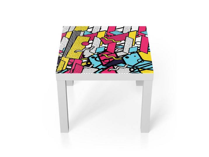 DEQORI Couchtisch 'Energie in Farbe', Glas Beistelltisch Glastisch modern