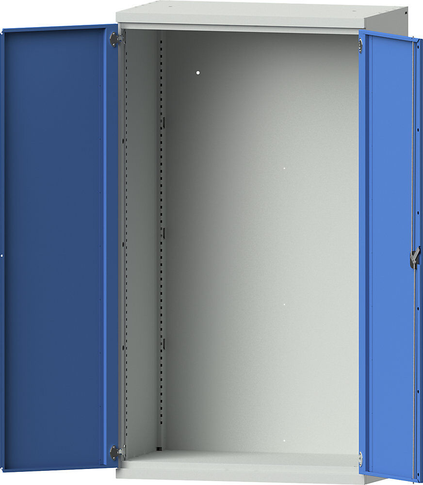 Schwerlastschrank aus Stahl, Leerschrank - individuell bestücken, lichtgrau/lichtblau eurokraft pro