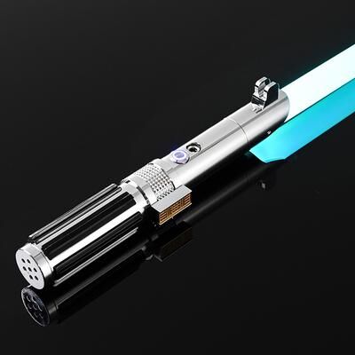 Modern Mode Marketplace RGB Metal Lightsaber Laser Sword Flashing Luke Lightstick Rave Toys anakin