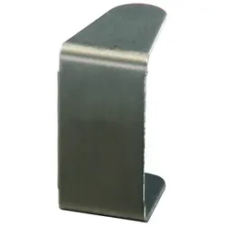 Dehn 490900 Nummerneinsatz ohne Prägung, NIRO NSE BLANK AL NSEBLANKAL  - 100 Stück