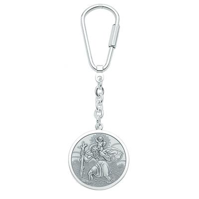 Kettenanhänger ADELIA´S "Anhänger Christophorus 925 Silber", silber, Schmuckanhänger, Damen, Silber 925 (Sterlingsilber), Kettenanhänger, Silberanhänger Christophorus