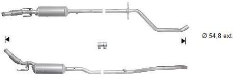 Vegaz Ruß-/partikelfilter, Abgasanlage Pgk-383 Für Citroën