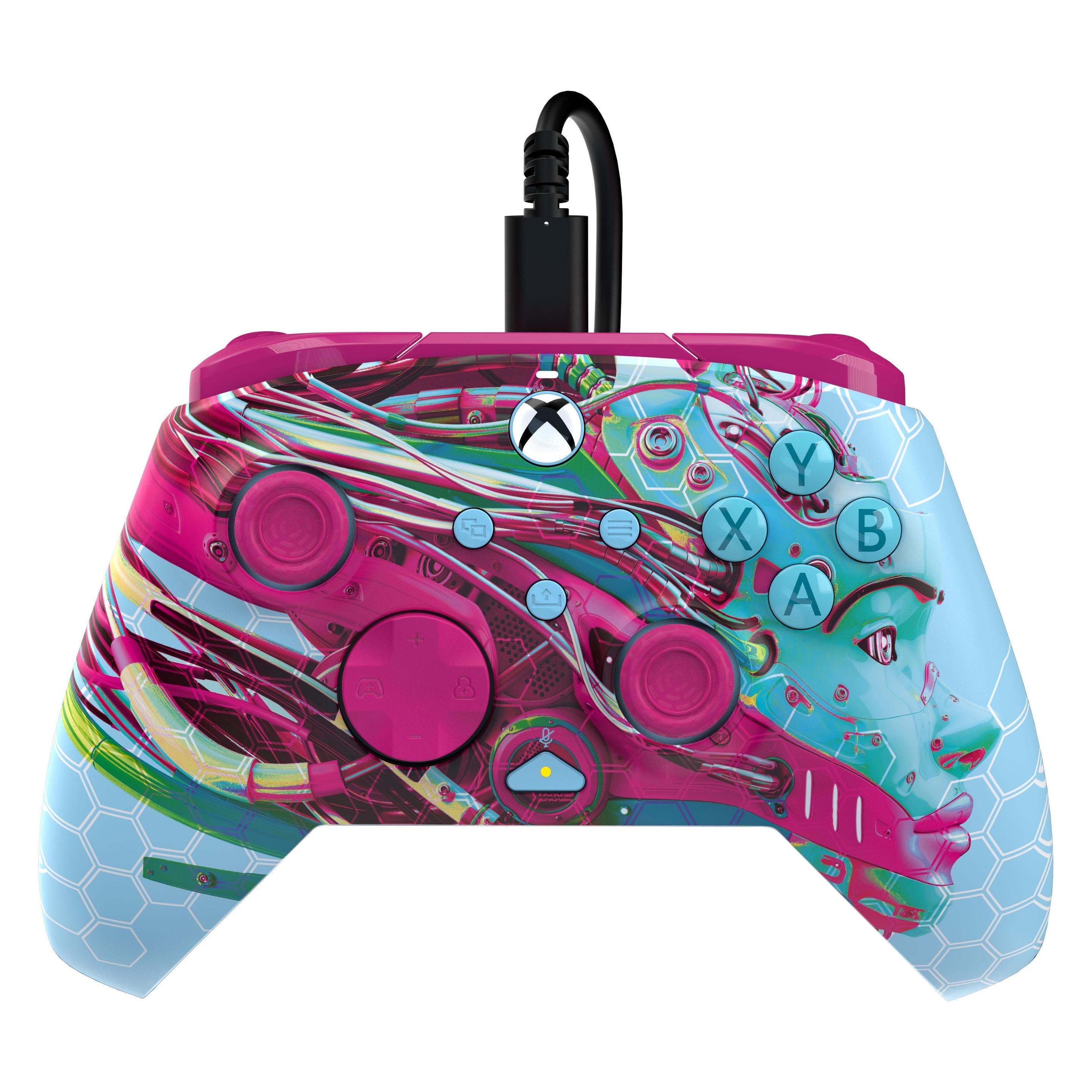 PDP Controller kabelgb.Rematch AndroidDreams GlowinDark XboX (PC, Xbox One S, Xbox Series S, Xbox Series X) (049-023-ADDM)