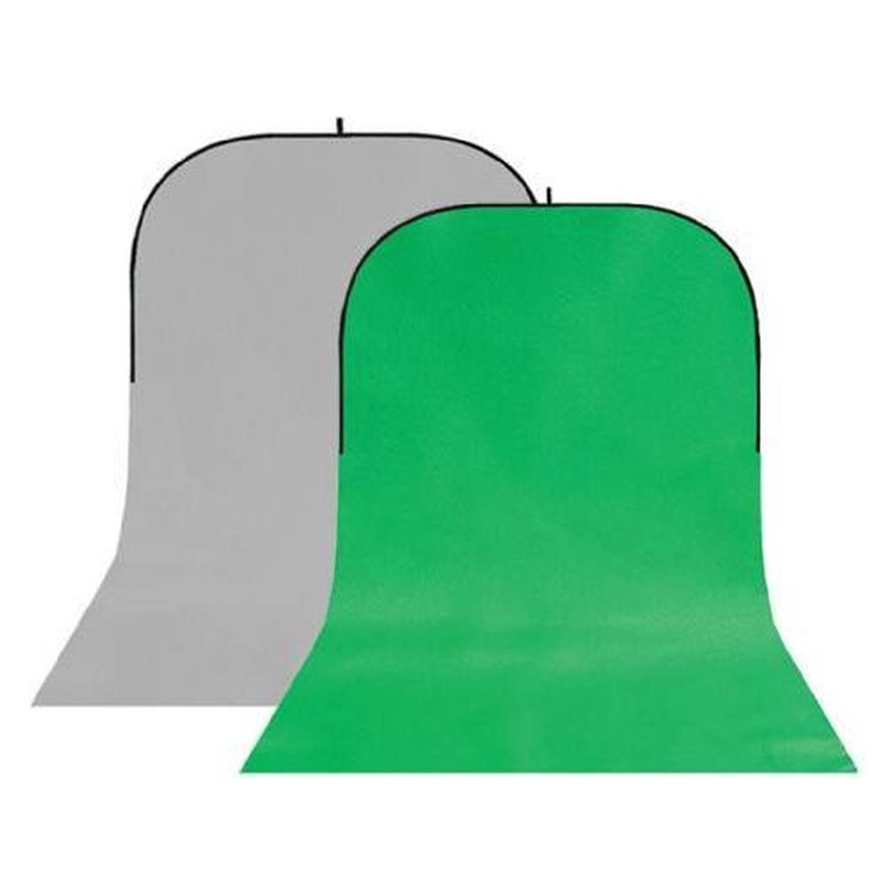 Studioking Background Board BBT-03-10 Grau/Grün 150x400 cm (400 cm, 150 cm) (572320)