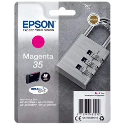 Epson Original 35 Schloss Druckerpatrone magenta 650 Seiten 9,1ml (C13T35834010)