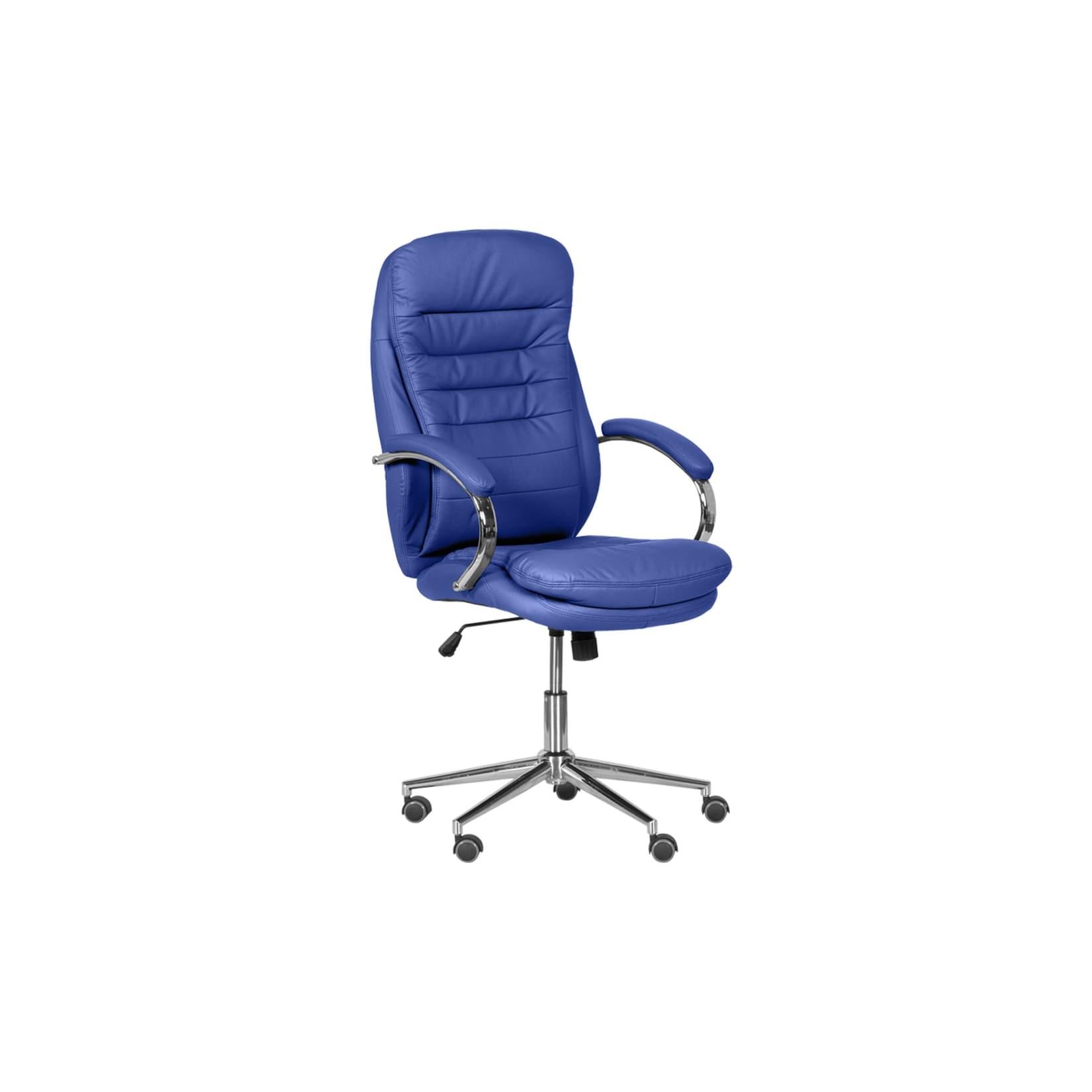 Carmen 6113-1 Chefsessel mit Kunstleder – Blau