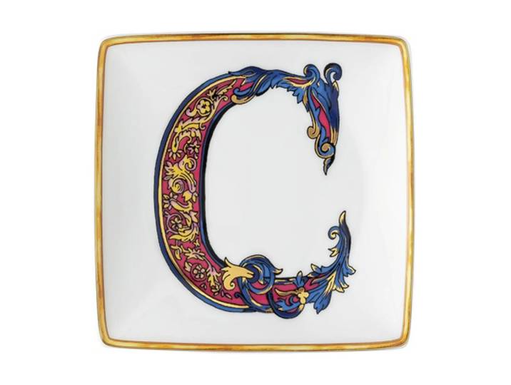 Versace Assiette 12 cm Versace Holiday Alphabet C