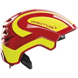 Schutzhelm "INTEGRAL INDUSTRY BG BAU" EN 397 - rot/neongelb