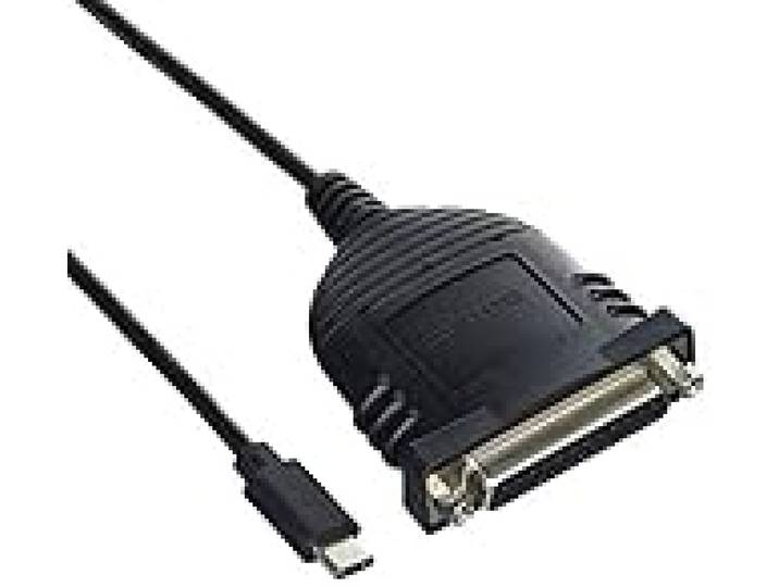 StarTech.com Câble adaptateur de 1,8 m USB-C vers parallèle DB25 pour imprimante - 1x USB-C mâle à 1x DB25 femelle (ICUSBCPLLD25)