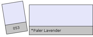 Lee Filter Roll 053 Pale Lavender Pale Lavender