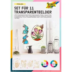 folia Transparentbilder "Frühling", 11 Stück