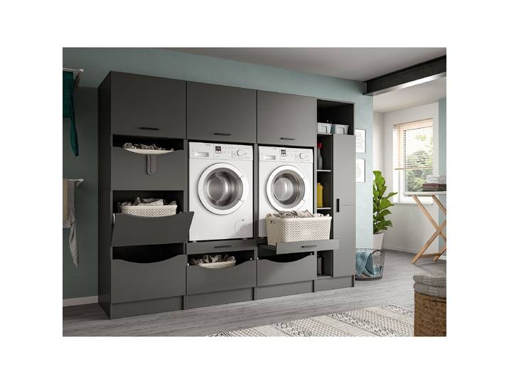 Kit de transformation Lave-linge H 242 x 195 x 68cm Gris/Anthracite