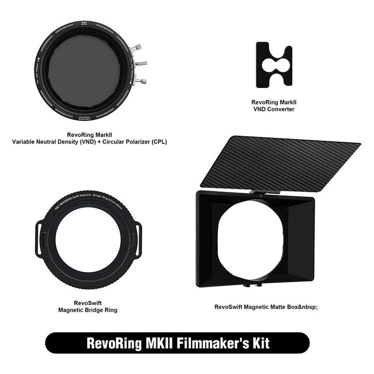 H&Y REVORING MkII Video Kit 46-62mm (RNC62-II + RBR-62 + RMBOX + RC01) (62 mm) (2006804965)