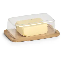 Zeller Butterdose 6 cm hoch transparent