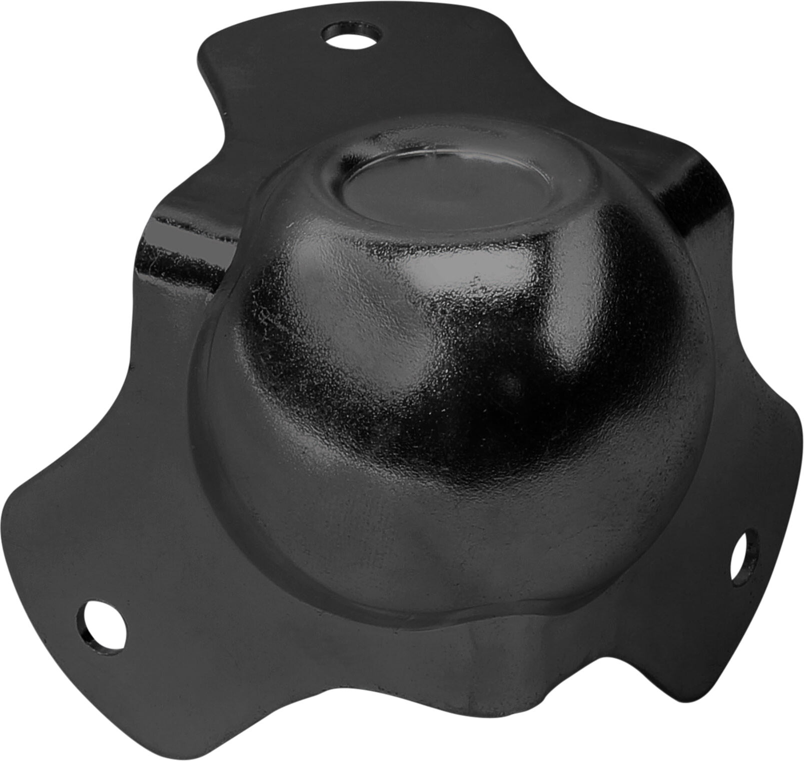 Adam Hall Hardware 4122 Blk - Kugelecke Mittel Dreischenklig Mit Stapelmulde, Schwarz