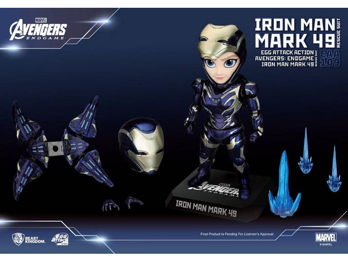 Beast Kingdom Toys Actionfigur AVENGERS ENDGAME EAA-109 IRON MAN MK49 RESCUE SUIT ACTIONFIGUR