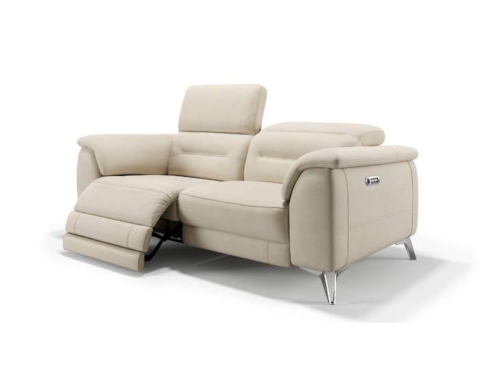 Designer 2-Sitzer GANDINO Leder Sofa Couch Relax Funktion