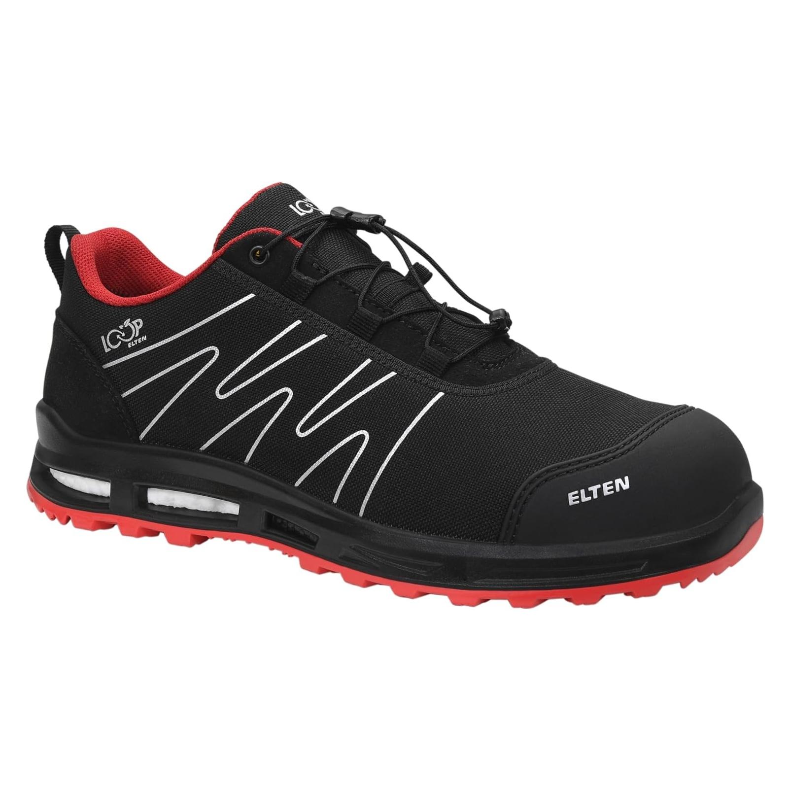 GCS Boots ELTEN ENNO XXT Pro Low ESD S3S, black/red 43 (43) (204016)
