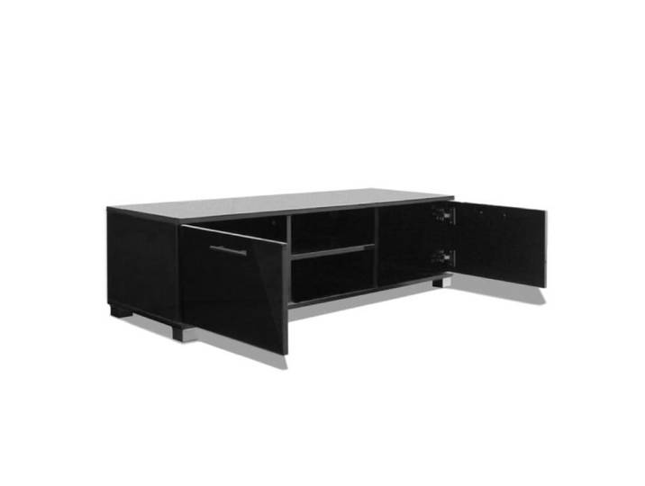 (243042) Meuble TV Noir brillant 120 x 40 3 x 34 7 cm SWT