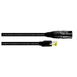 Cordial 15547 RJ45 Patchkabel CAT 5e S/UTP 1.50 m Schwarz PUR-Mantel 1 St.