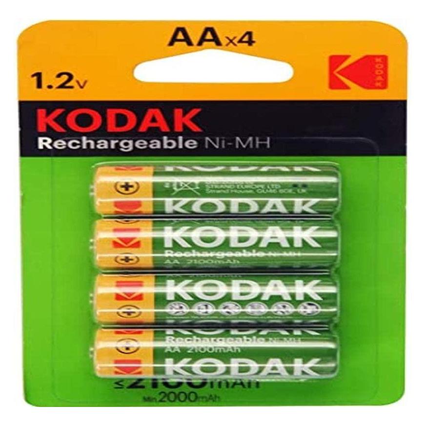 Kodak pre-charged ready-to-use rechargeable Ni-MH AA battery 2100 mAh 4 - Batterie - M (4 Stk., AA, 2100 mAh) (30955110)