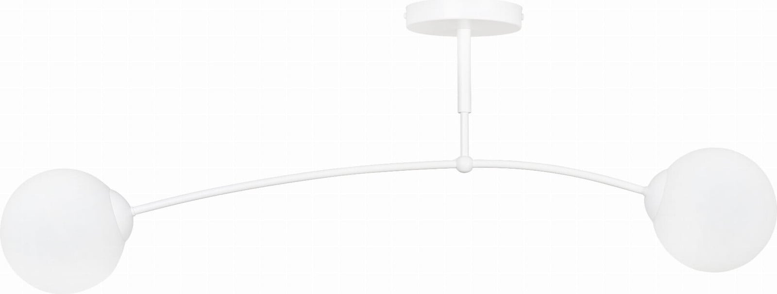 Emibig PREGOS Plafondlamp wit, 2 x E14, 40W