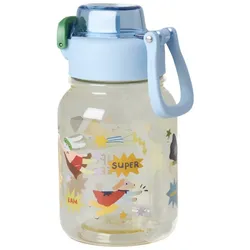 RICE Kinder Trinkflasche Hero 700 ml, Blau, 700 ml Ø 9 cm, Höhe 17 cm