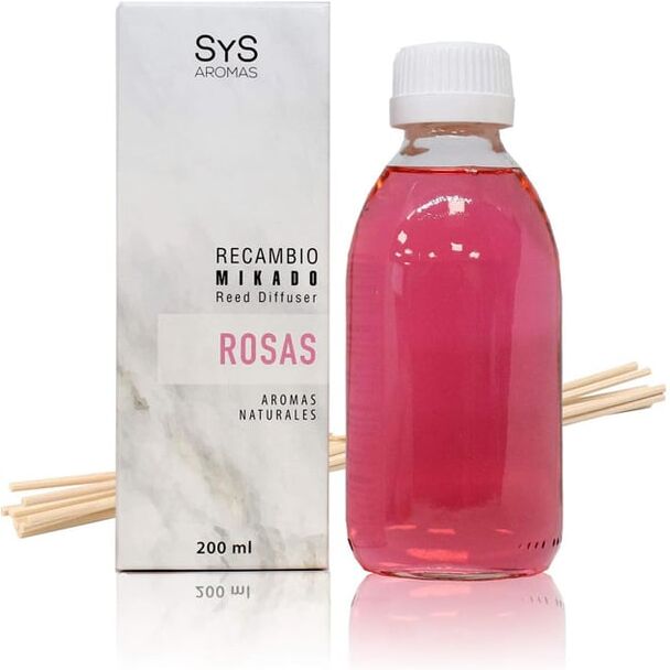 Sys Recambio Mikado Rosas con Palos 200ml