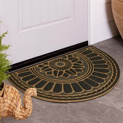 Mohawk Rug/Outdoor Kendal Slice Doormat Charcoal 36 x 24, 36 x 24, Charcoal