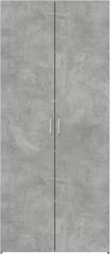 George Oliver Sipsey 80 cm W Highboard Concrete Grey 185cm H X 80cm W X 42.5cm D