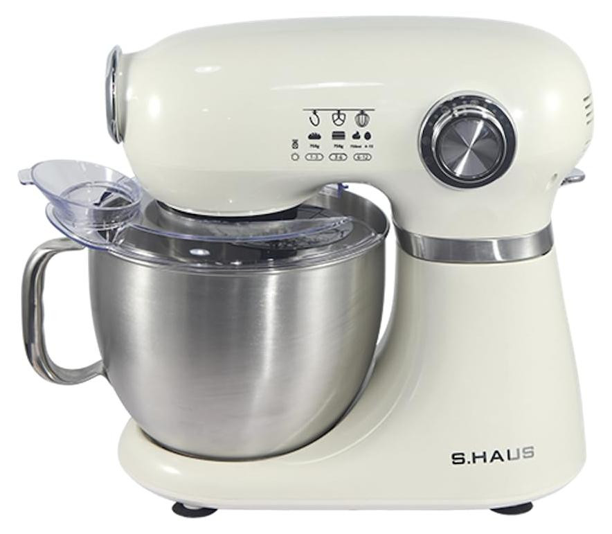Swiss Haus SH-KM2005 Planetairmengmachine, 1000W, 5 liter, 12 snelheden, beige