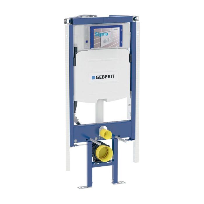 Geberit Duofix Wand WC Eckelement 111390005 Bauhöhe: 112 cm, mit Sigma Unterputz Spülkasten 12cm
