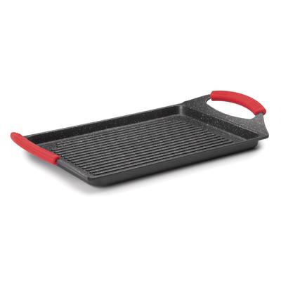 Lacor - 24134 - Grill-Platte Alum.34X26 Cm Eco-Piedra