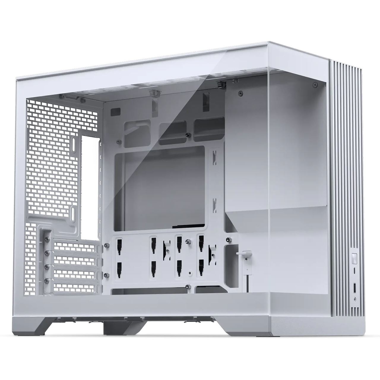 Phanteks XT V3 PC-Gehäuse, Mini-Gehäuse, mATX, Tempered Glass - inklusive 3x 120-mm-Lüfter, weiß