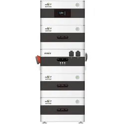 2Way Speicherturm PLUS Komplett-Set - 8,6 kWh Speicherkapazität + EV3600 bidirektionaler Wechselrichter - 1x SunEnergyXT BK215 PLUS + 3x B215 PLUS + 1x EV3600