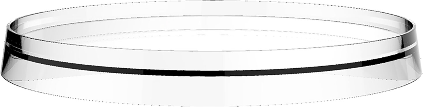 LAUFEN Kartell disque de décoration de remplacement H3983350910021 pour pied / mitigeur bain 275mm, noir