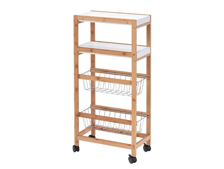 Rollwagen Mala 40 x 84 x 22cm Schwarz/Braun