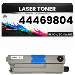 XXL Toner kits kompatibel für OKI 44469804 data C510DN/C530DN MC561DN in Schwarz