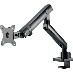 Icy Box Monitorständer mit Tischhalterung für einen Monitor bis zu 32" (81 cm), IB-MS313-T (Tisch, 32", 8 kg), Monitor Halterung, Schwarz