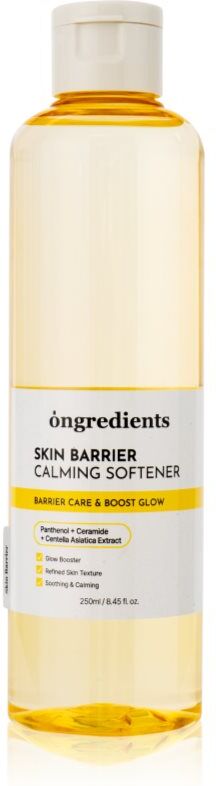 Ongredients Skin Barrier Calming Softener soothing toner with moisturising effect 250 ml