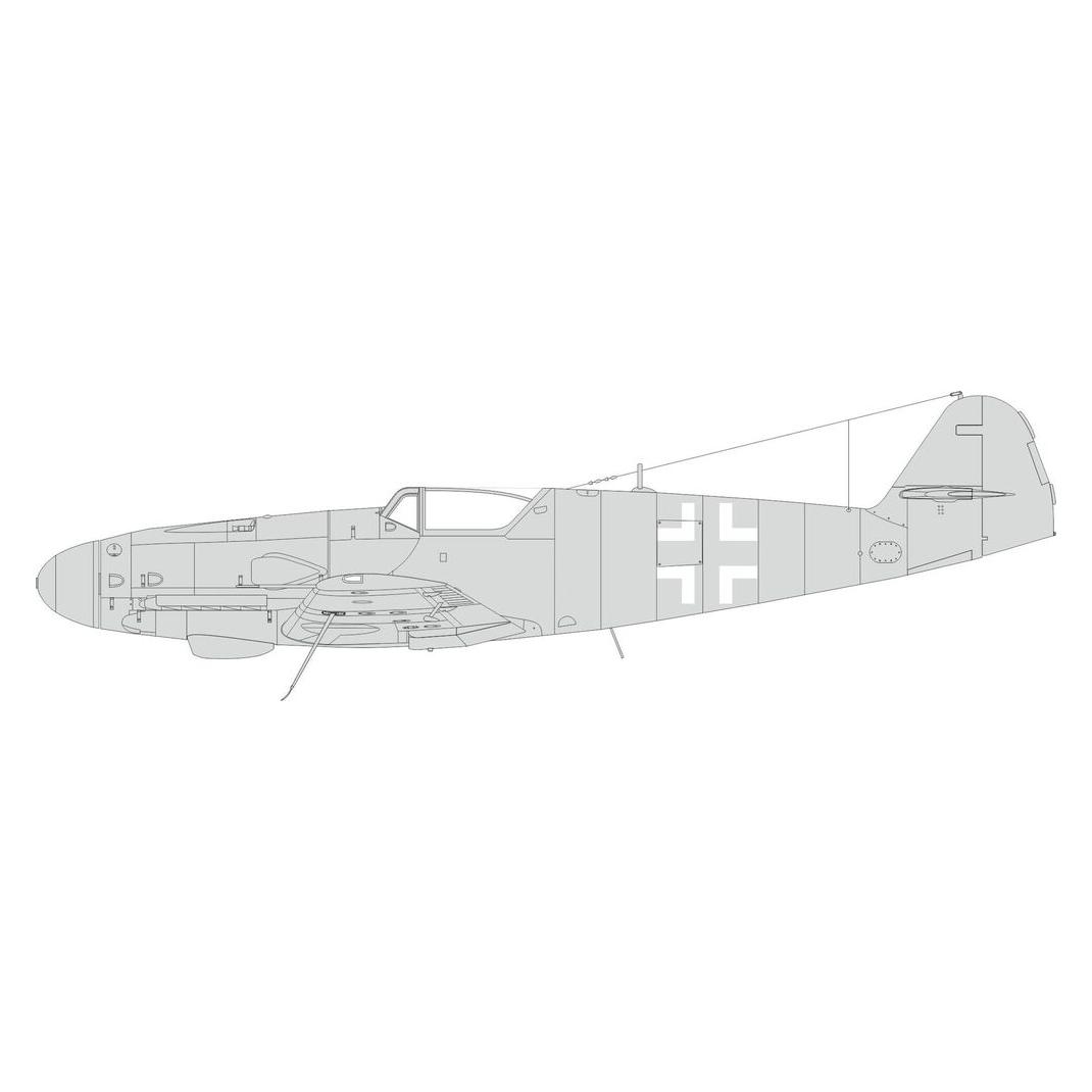 Eduard Bf 109K national insignia 1/48 (EX985)