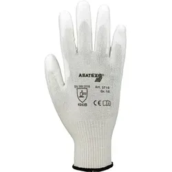 ASATEX Schnittschutzhandschuhe weiß Schnittschutzlevel 3 Gr. 9 - 3710/9