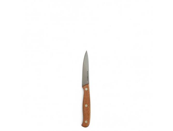 D&K officemes, klein, beukenhouten handvat, 20 cm