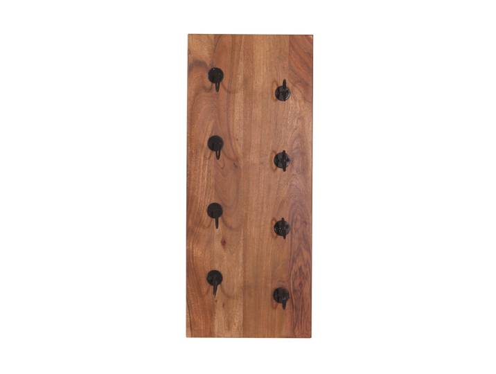 Wand-Weinregal 33 x 80 cm Mangoholz natur