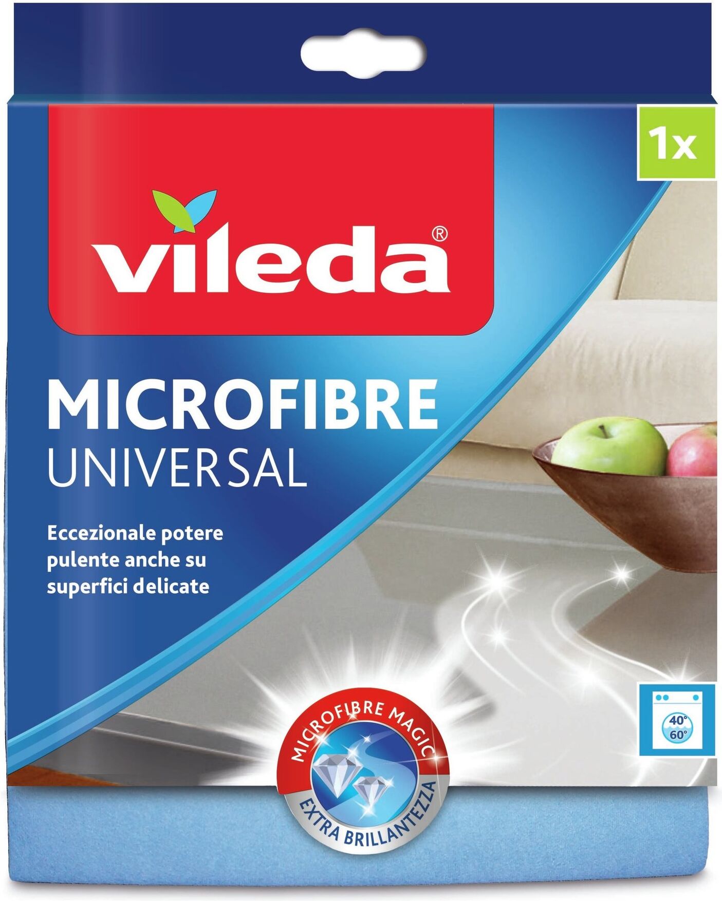 Panno Vileda Plus Universal Azzurro