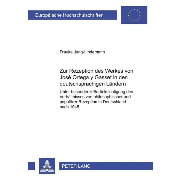 Peter Lang Jung-Lindemann:Zur Rezeption des Werkes (Deutsch, Frauke Jung-Lindemann) (64887807)