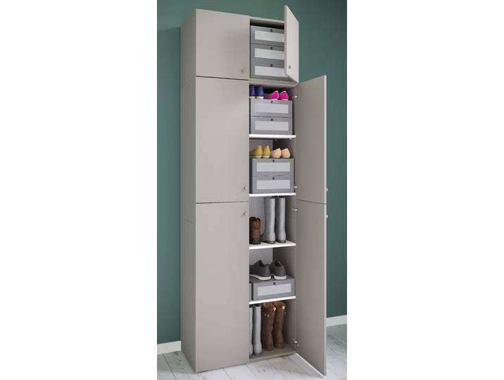 Armoire polyvalente - Hauteur 223 70 x 223 x 39cm Gris/Gris