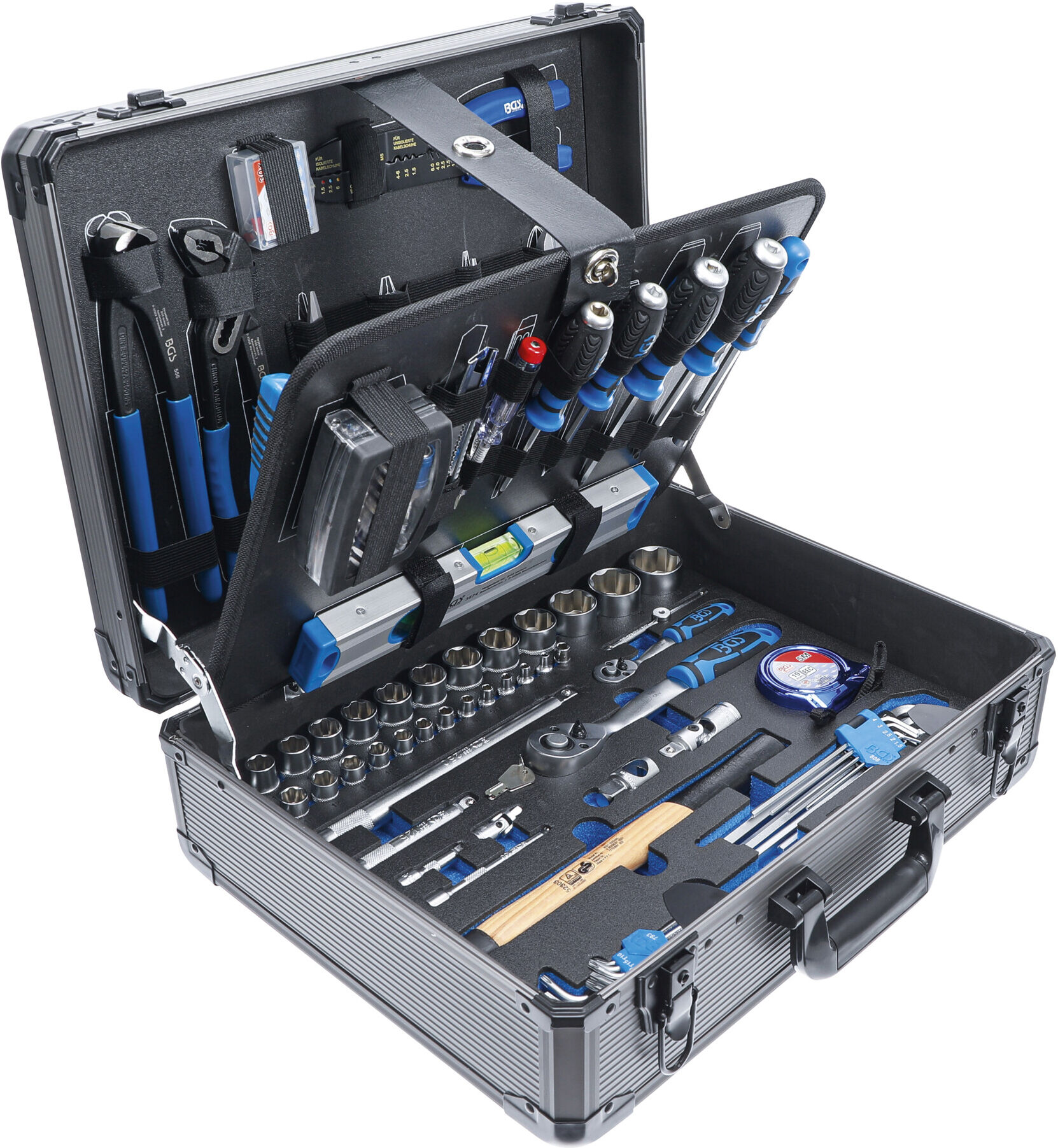 BGS Profi-Werkzeug-Satz, im Alu-Koffer, 149-teilig ; BGS technic (15501)