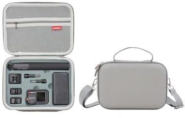 Everyday Crate Action Camera Carrying Case Waterproof Travel Shoulder Bag For Action 5 Pro, Action 4 & Action 3 gray